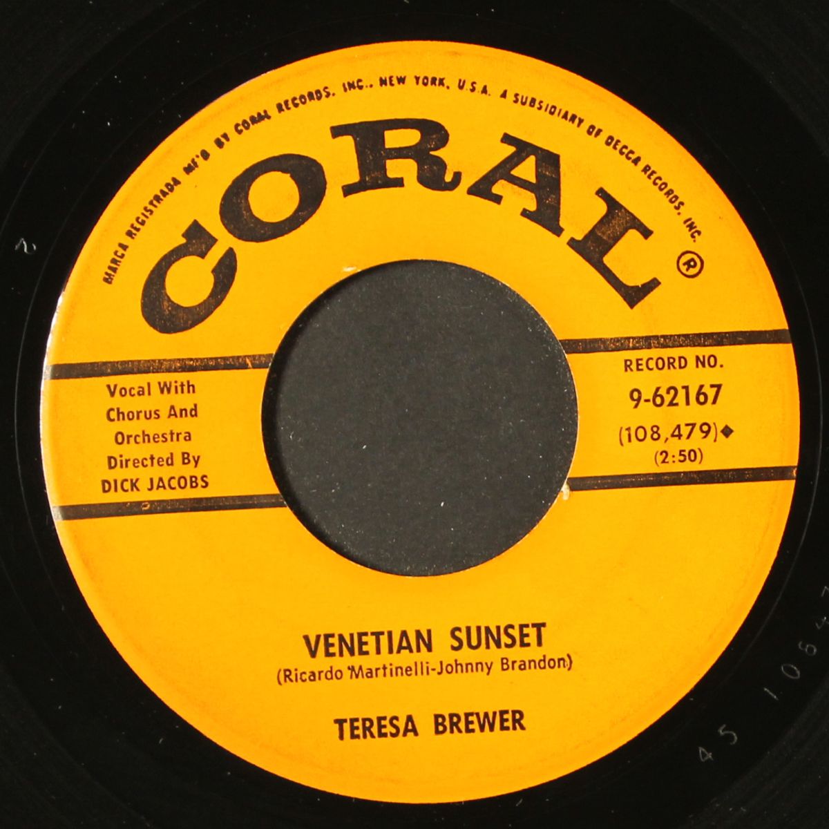peace of mind / venetian sunset by TERESA BREWER