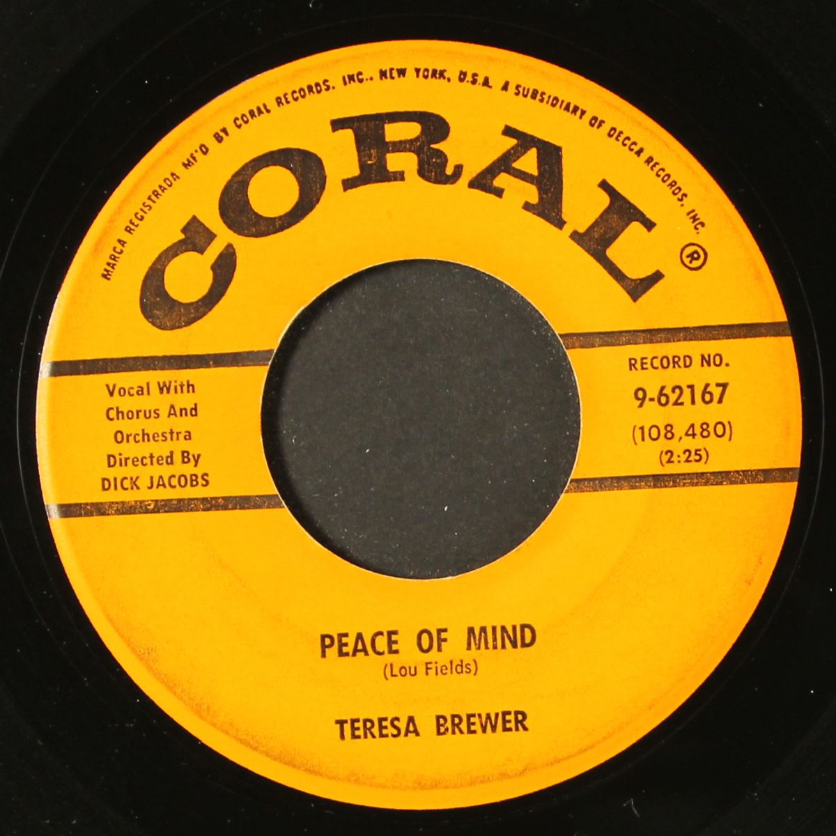 peace of mind / venetian sunset by TERESA BREWER