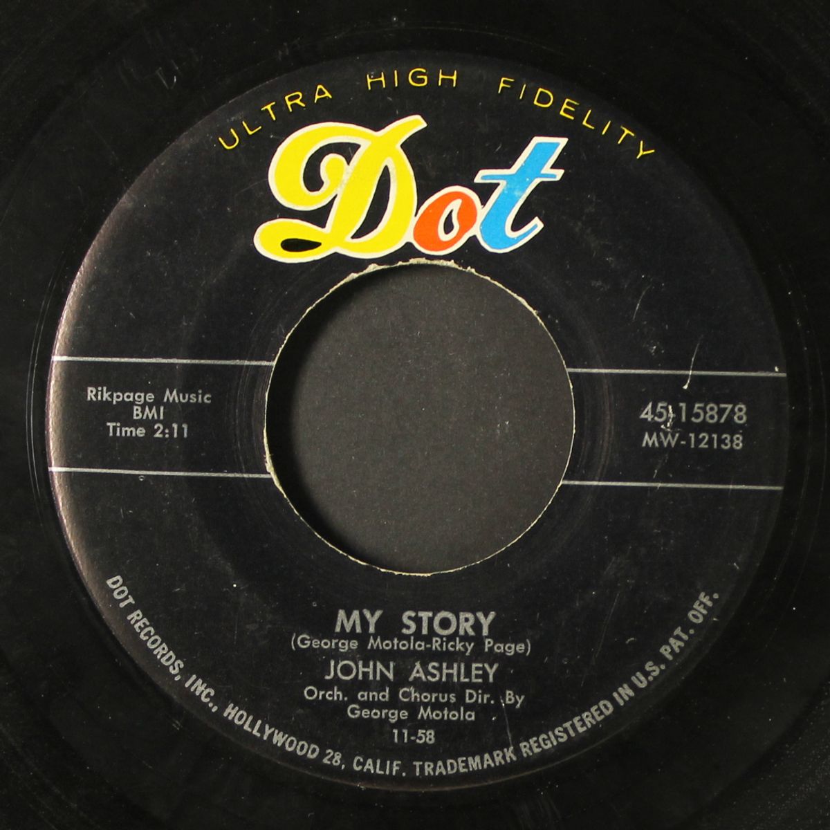 my story / let the good times roll by JOHN ASHLEY