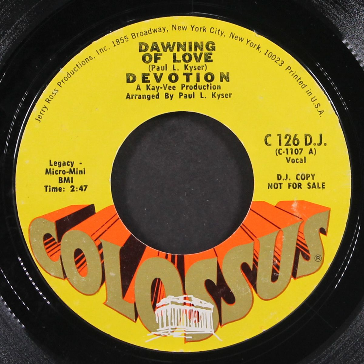 dawning of love / same by DEVOTION