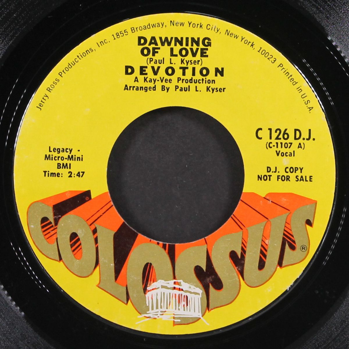 dawning of love / same by DEVOTION