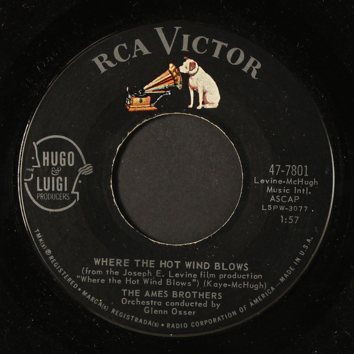 where the hot wind blows / susie wong by AMES BROTHERS