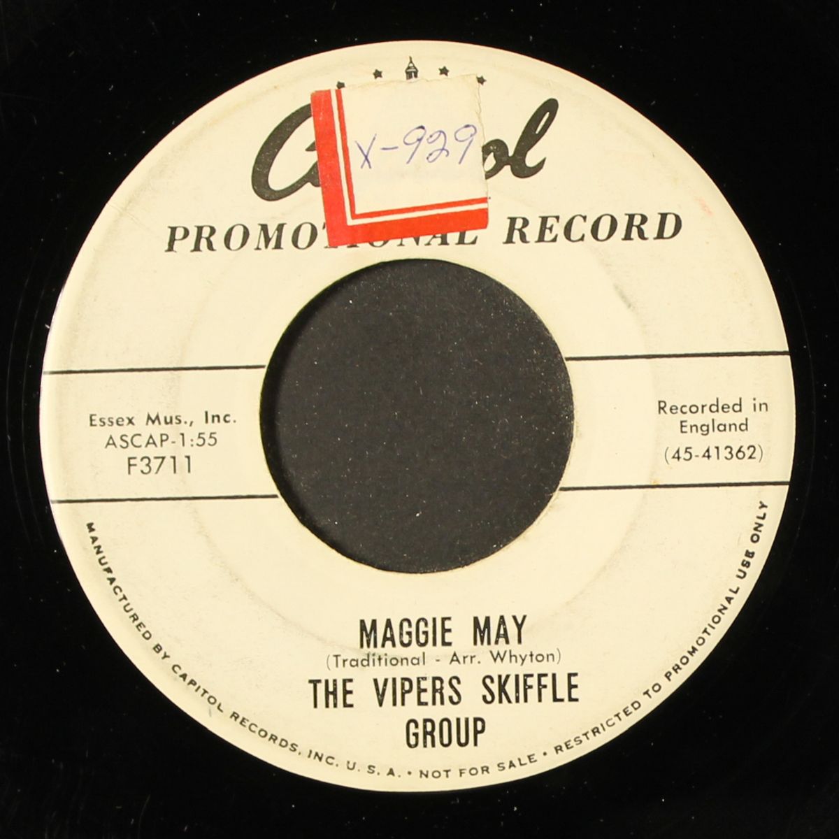 cumberland gap / maggie may by VIPERS SKIFFLE GROUP