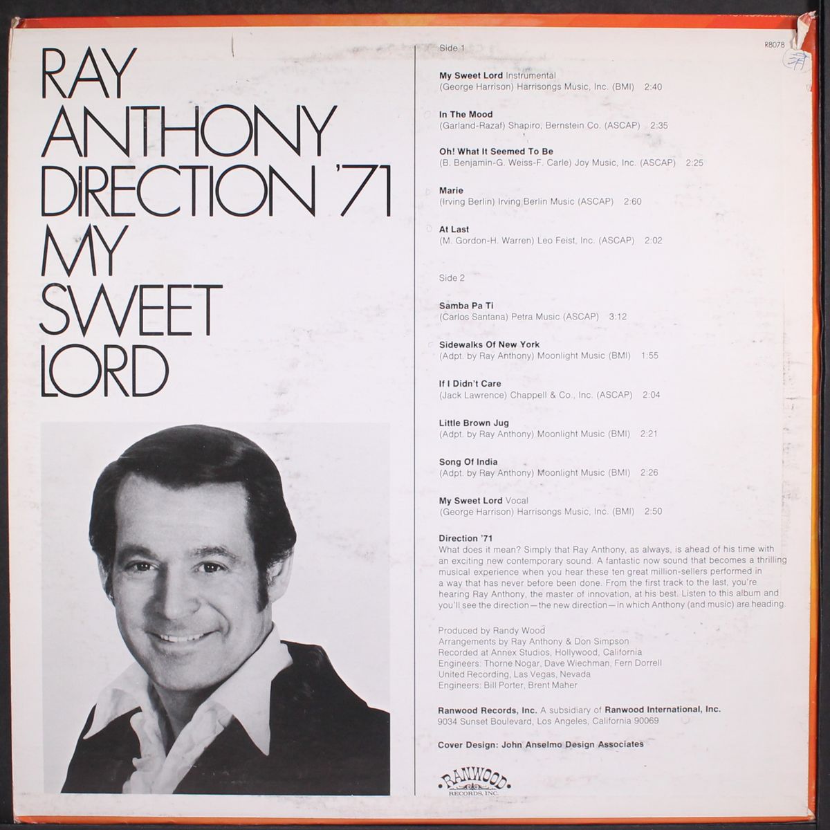 my sweet lord by RAY ANTHONY
