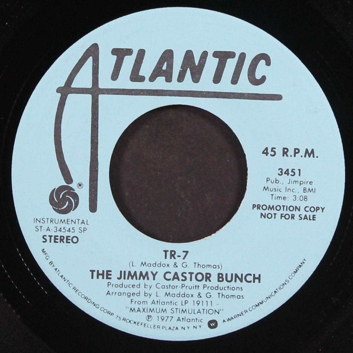 tr-7 / mono by JIMMY CASTOR BUNCH