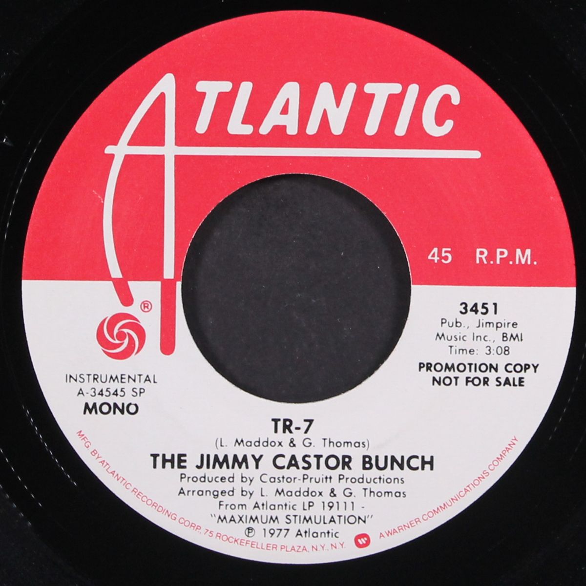 tr-7 / mono by JIMMY CASTOR BUNCH