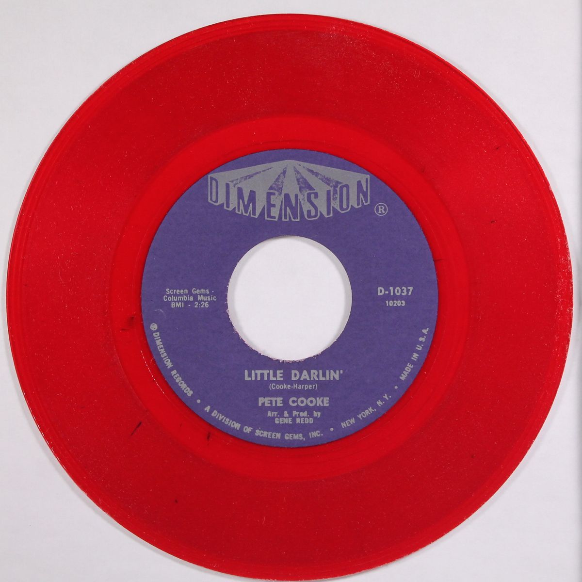 i won't cry / little darlin' by PETE COOKE