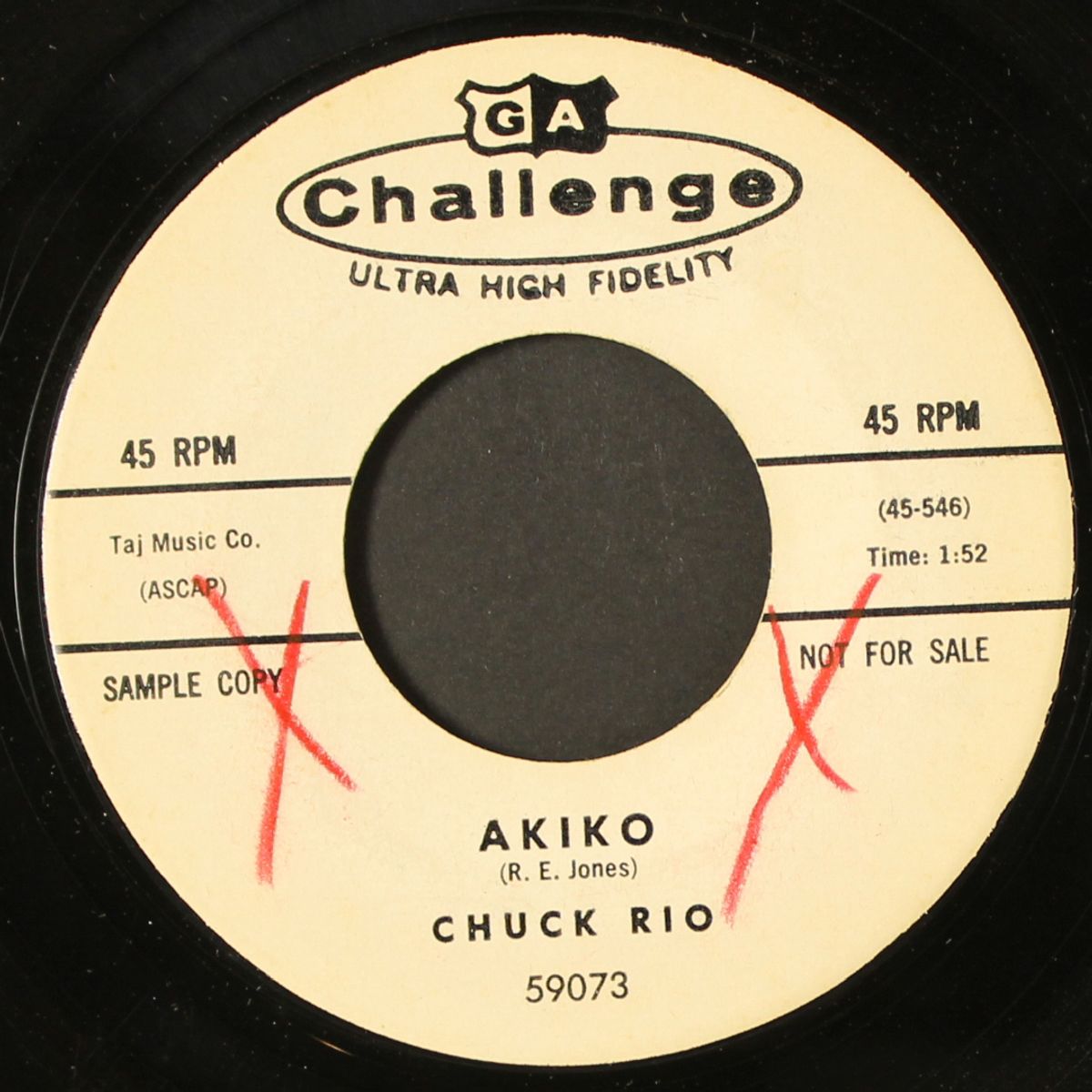 akiko / ramblin' through dixie by CHUCK RIO