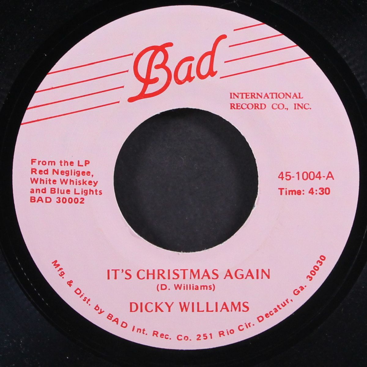 it's christmas again / i truly love you by DICKY WILLIAMS