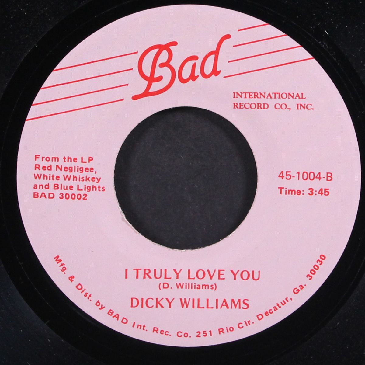 it's christmas again / i truly love you by DICKY WILLIAMS