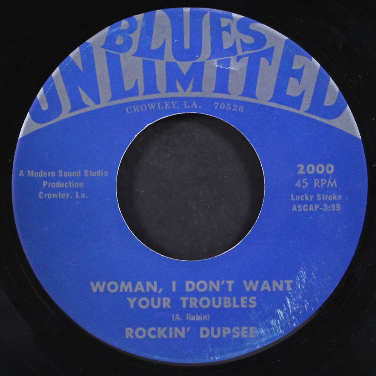 woman, i don't want your troubles / things i used to do by ROCKIN' DUPSEE