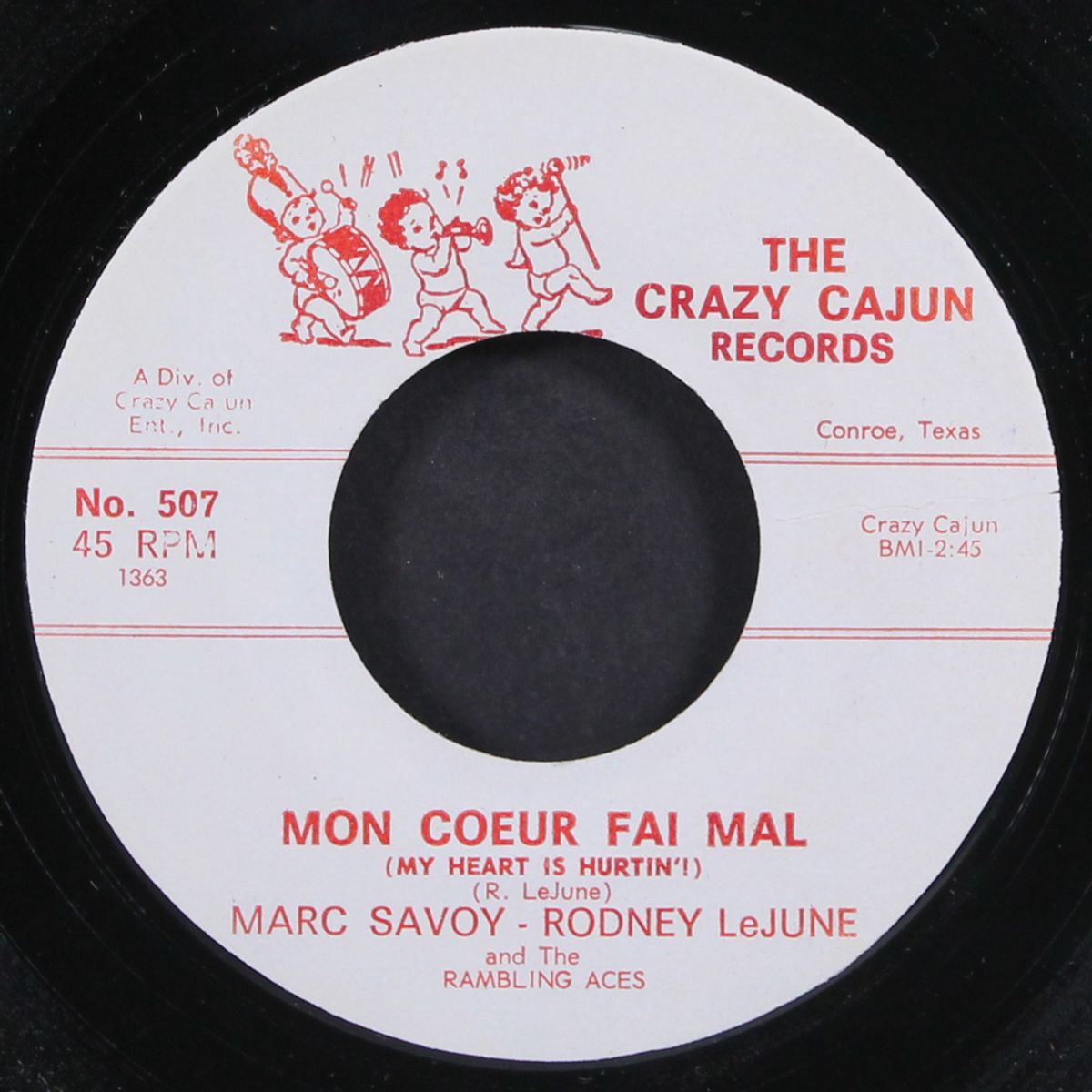 mon coeur fai mal / doney moi lai by MARC SAVOY & RODNEY LEJUNE