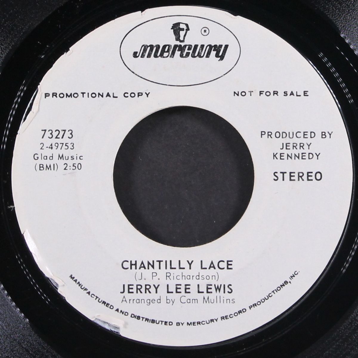 chantilly lace / think about it darlin' by JERRY LEE LEWIS