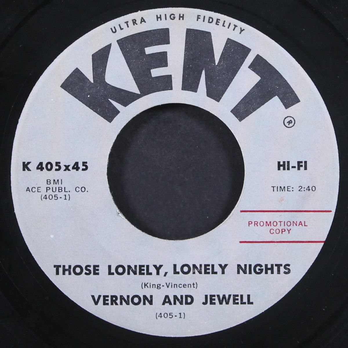 those lonely lonely nights / thats a rockin' good way by VERNON & JEWELL
