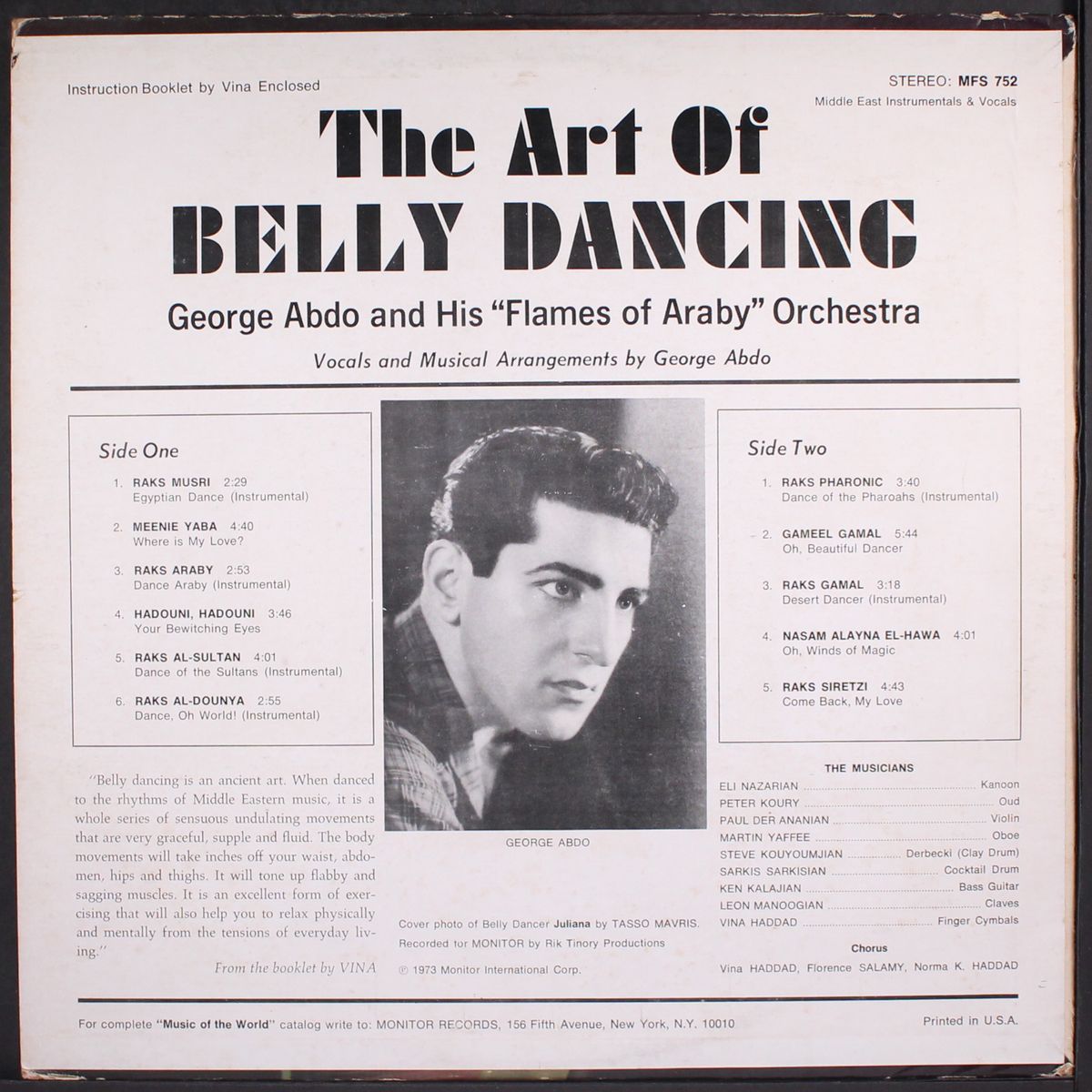 the art of belly dancing by GEORGE ABDO