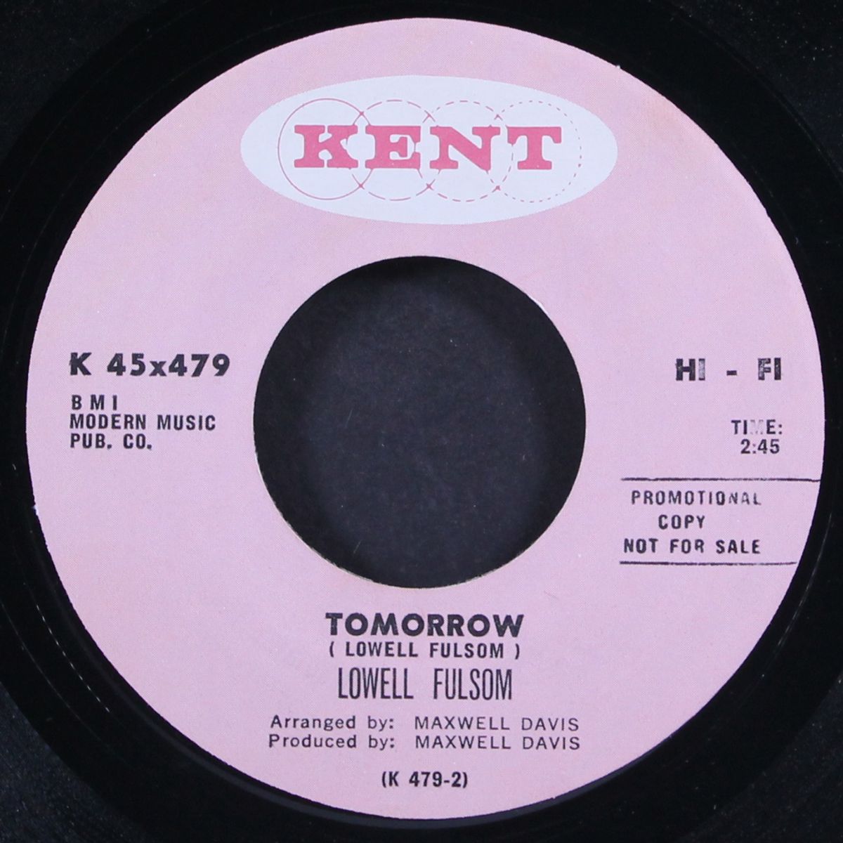 push me / tomorrow by LOWELL FULSOM