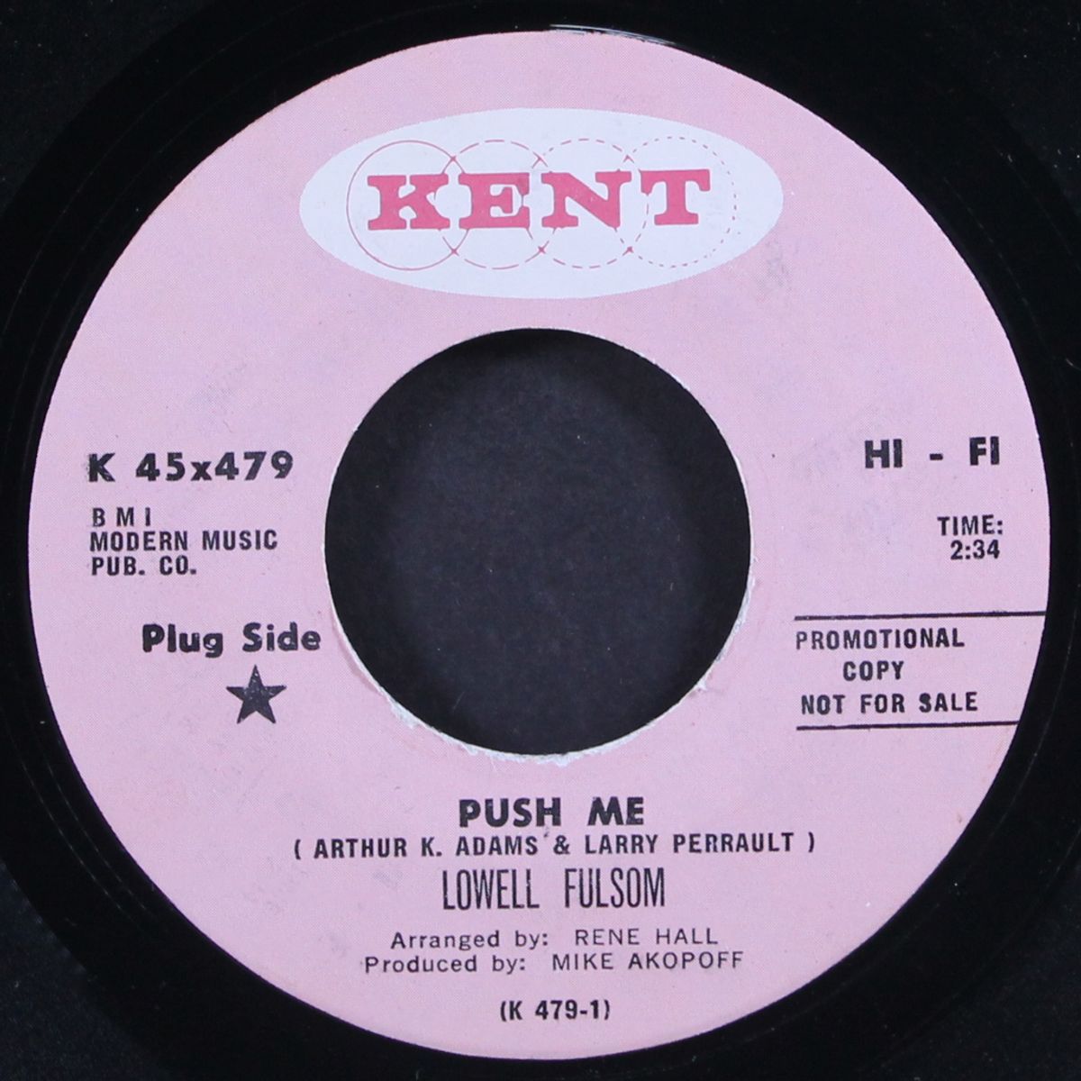 push me / tomorrow by LOWELL FULSOM