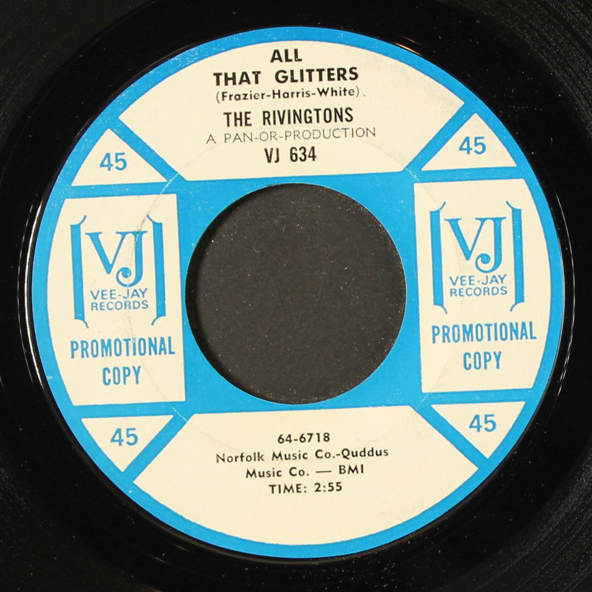 all that glitters / you move me baby by RIVINGTONS