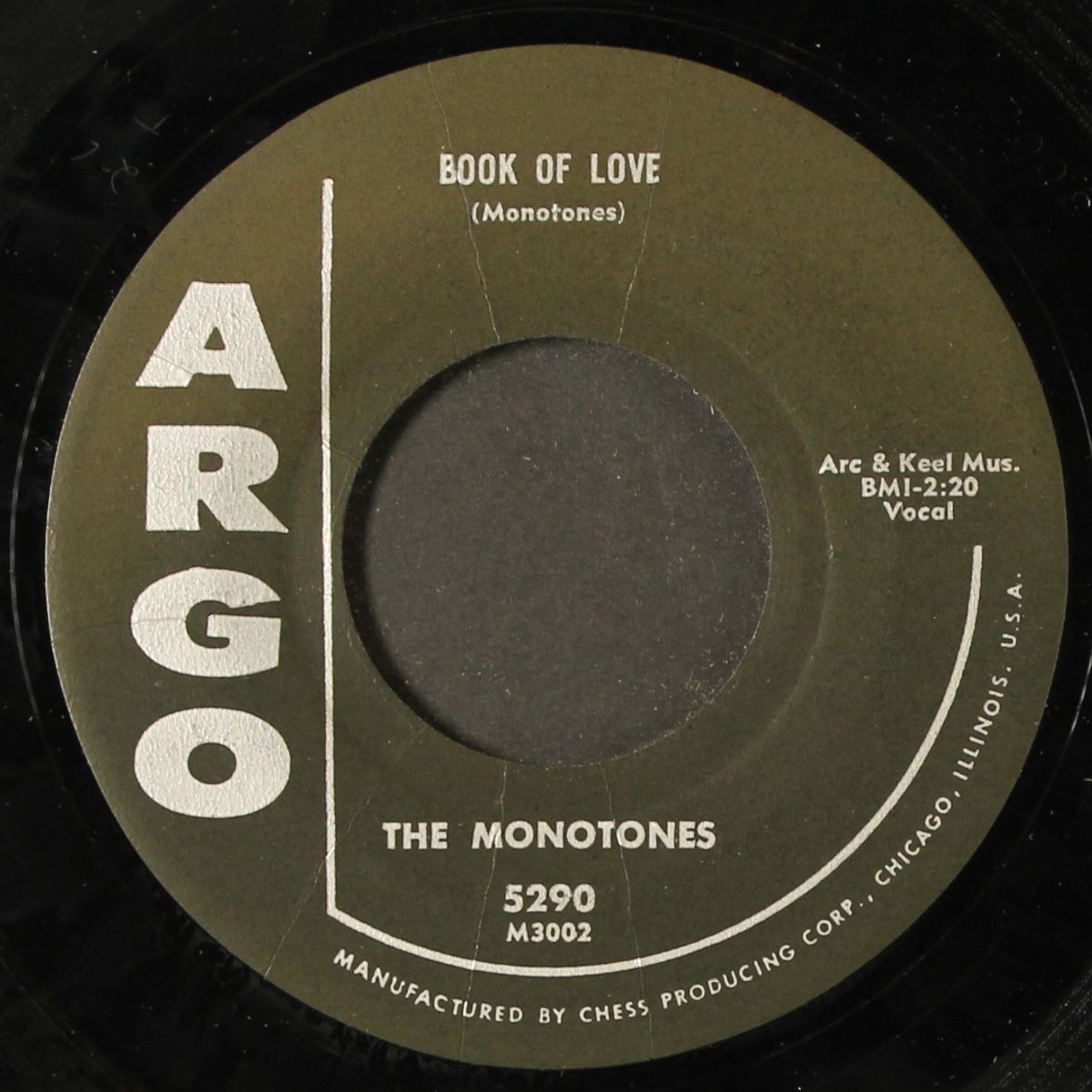 book of love / you never loved me by MONOTONES