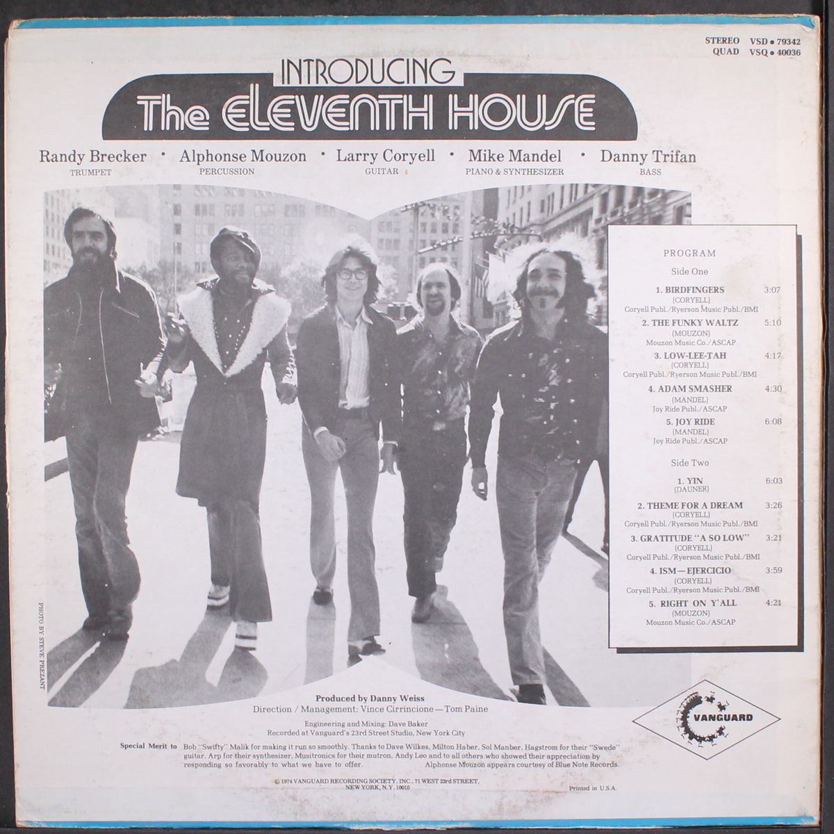 introducing by ELEVENTH HOUSE WITH LARRY CORYELL