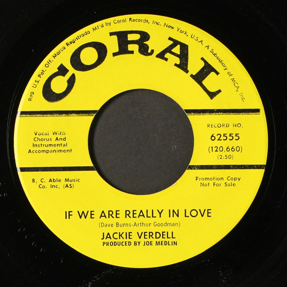 call on me / if we are really in love by JACKIE VERDELL