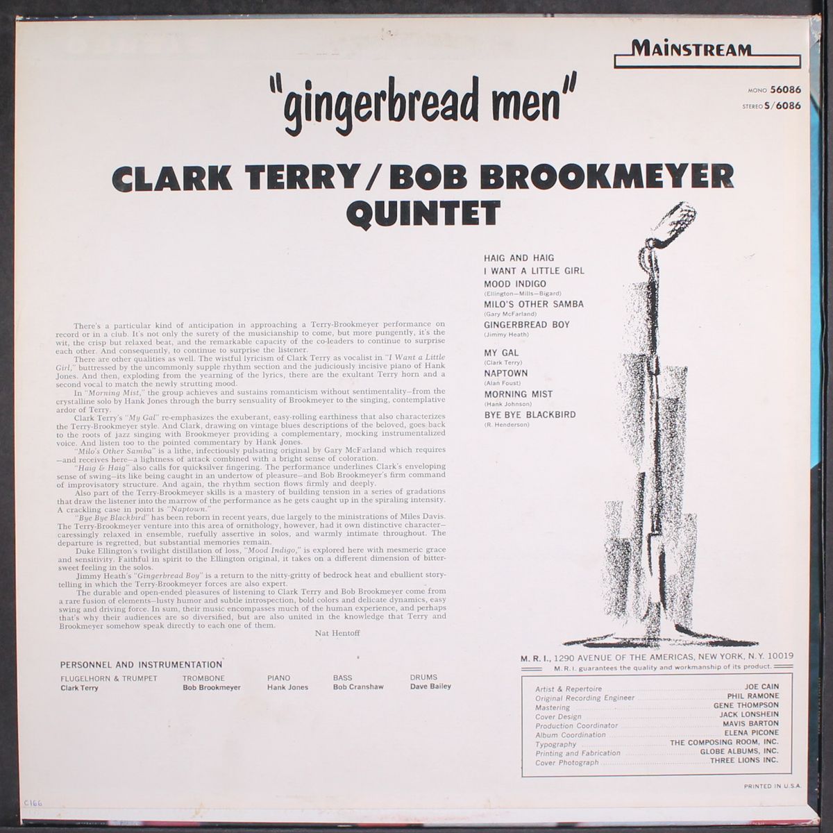 gingerbread men by CLARK TERRY & BOB BROOKMEYER