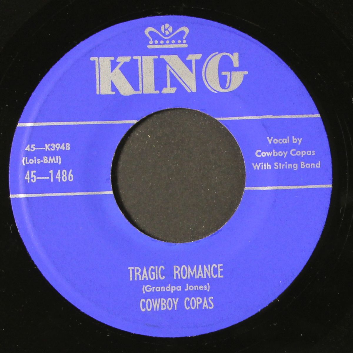 listen to my heart / tragic romance by COWBOY COPAS