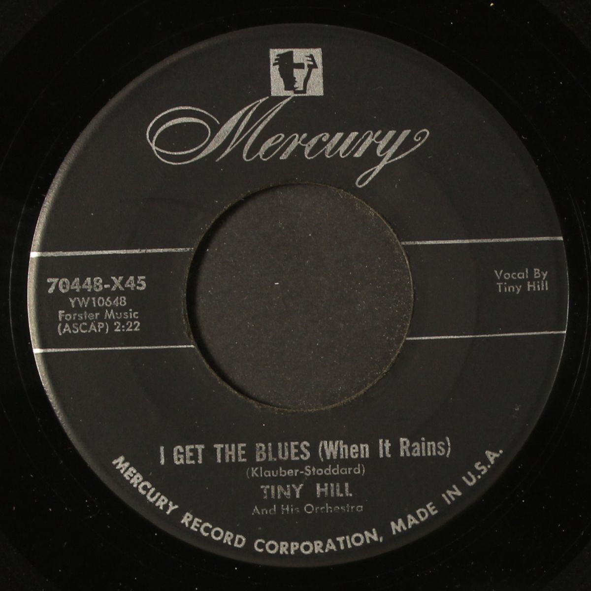 i get the blues (when it rains) / someday you'll be sorry by TINY HILL