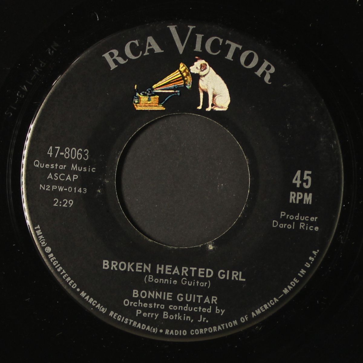 who is she? / broken hearted girl by BONNIE GUITAR