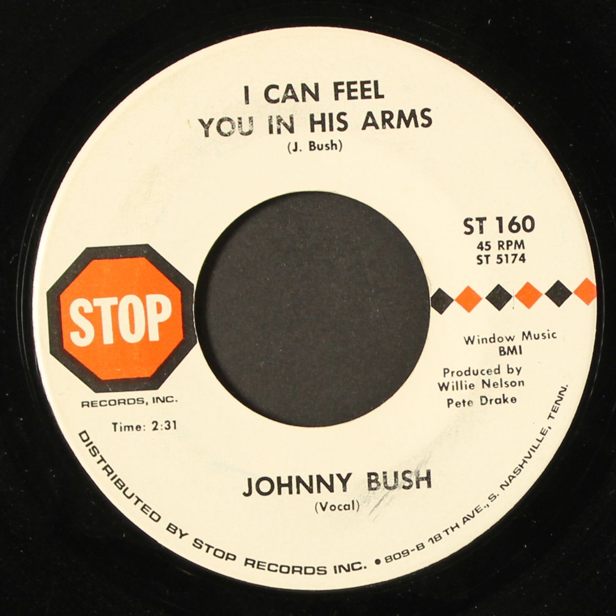 what a way to live / i can feel you in his arms by JOHNNY BUSH