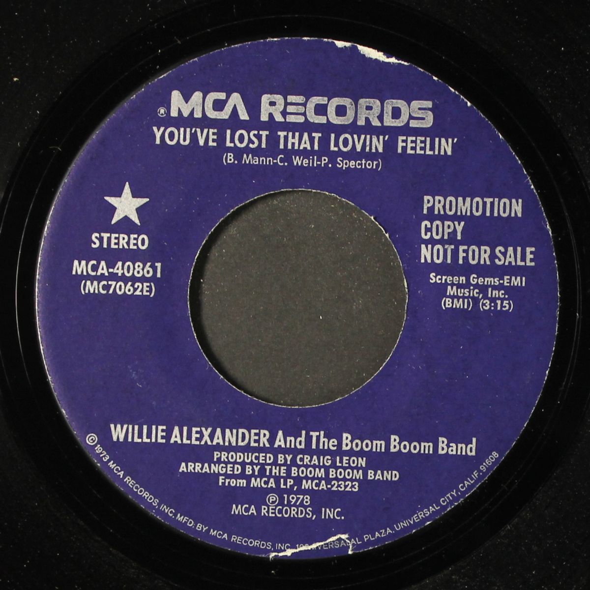 you've lost that lovin' feelin' / same by WILLIE ALEXANDER