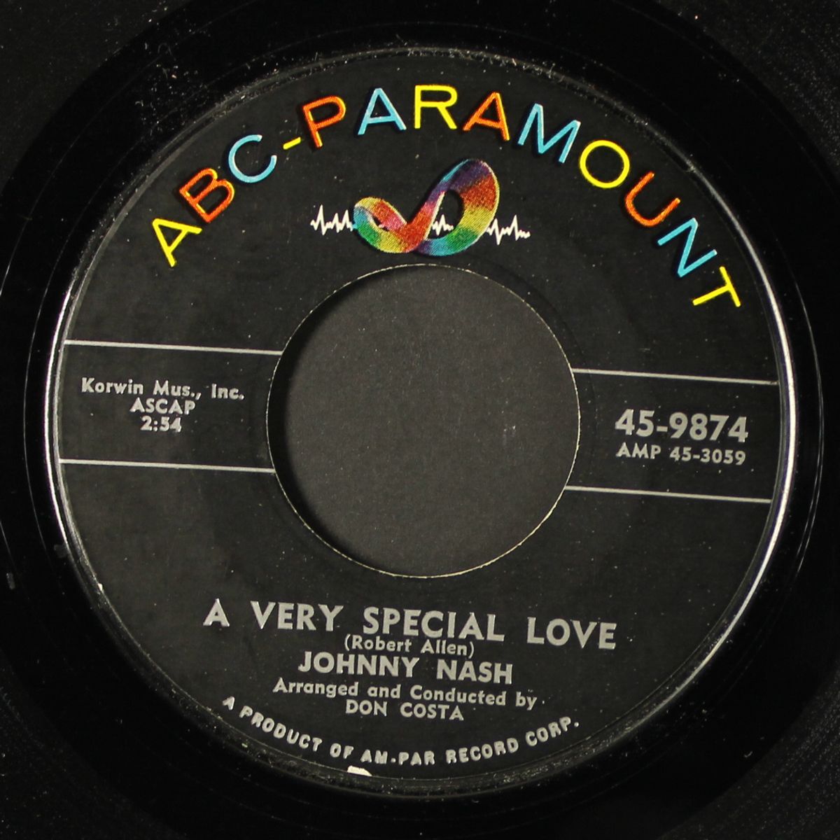 a very special love / won't you let me share my love with you by JOHNNY NASH