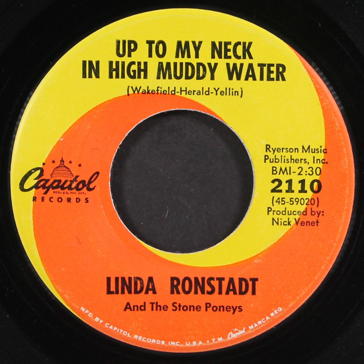 carnival bear / up to my neck in high muddy water by LINDA RONSTADT & STONE PONEYS