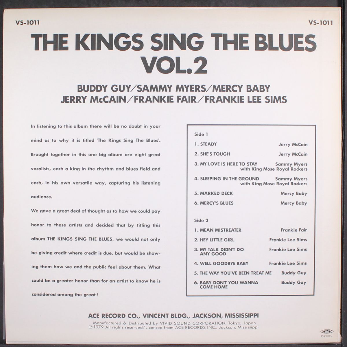 the kings sing the blues, vol. 2 by VARIOUS