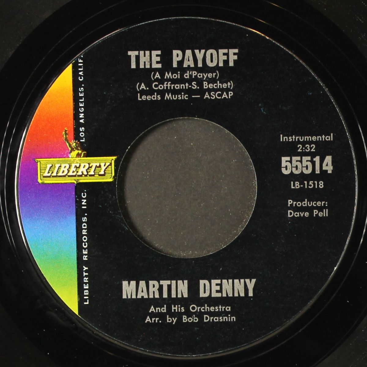 cast your fate to the wind / the payoff by MARTIN DENNY