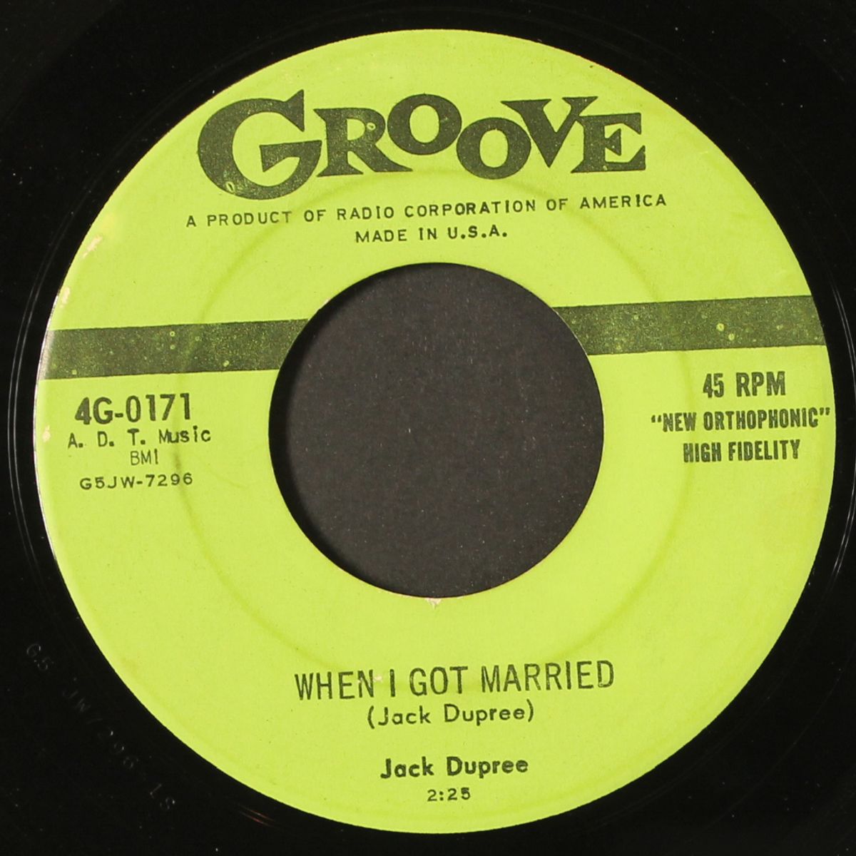 lonely road blues / when i got married by JACK DUPREE