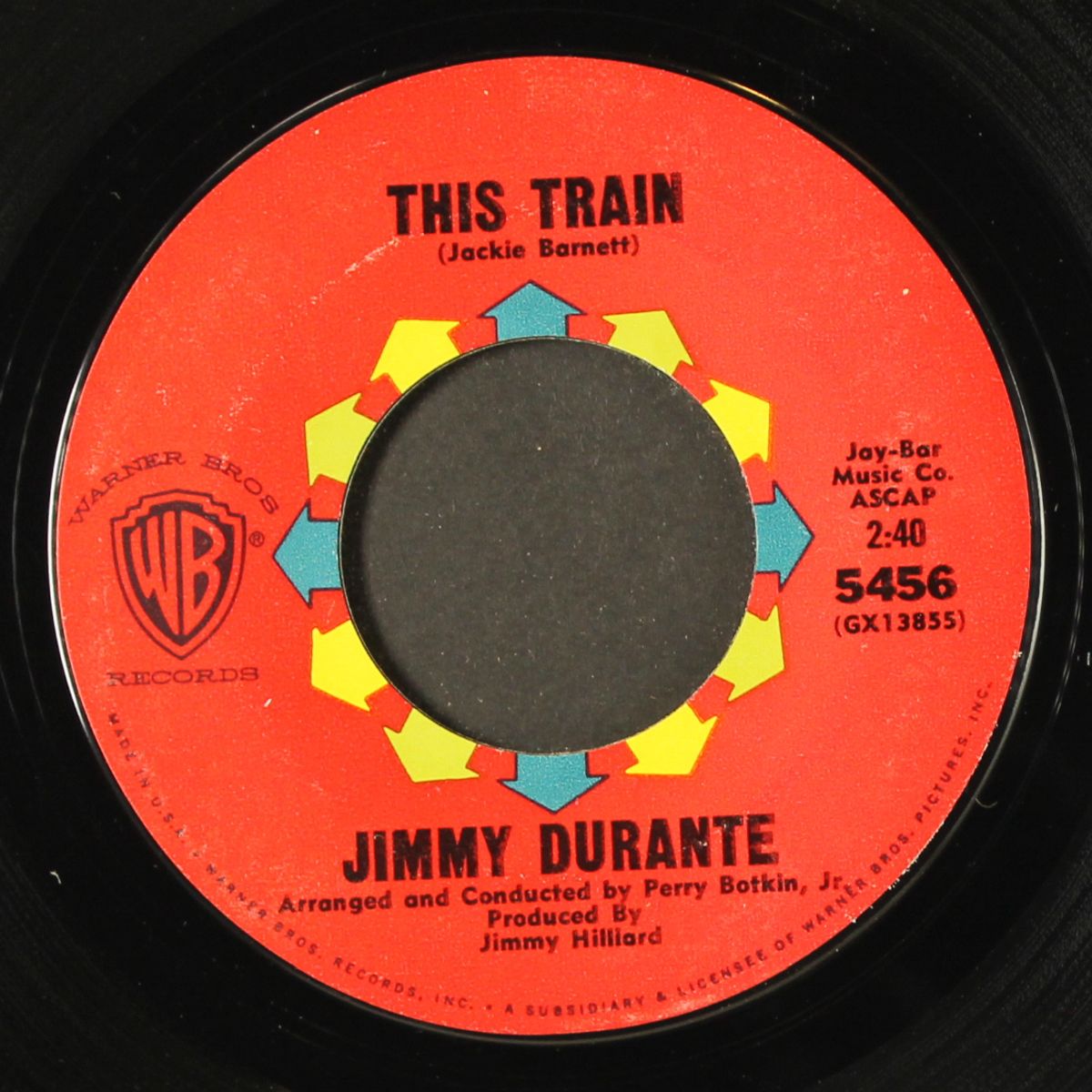 when love flies out the window / this train by JIMMY DURANTE