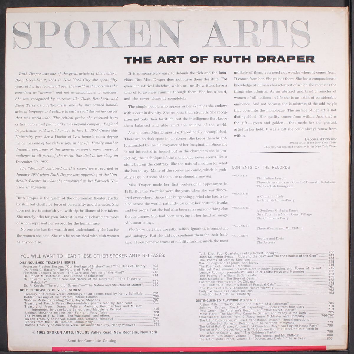 the art of by RUTH DRAPER
