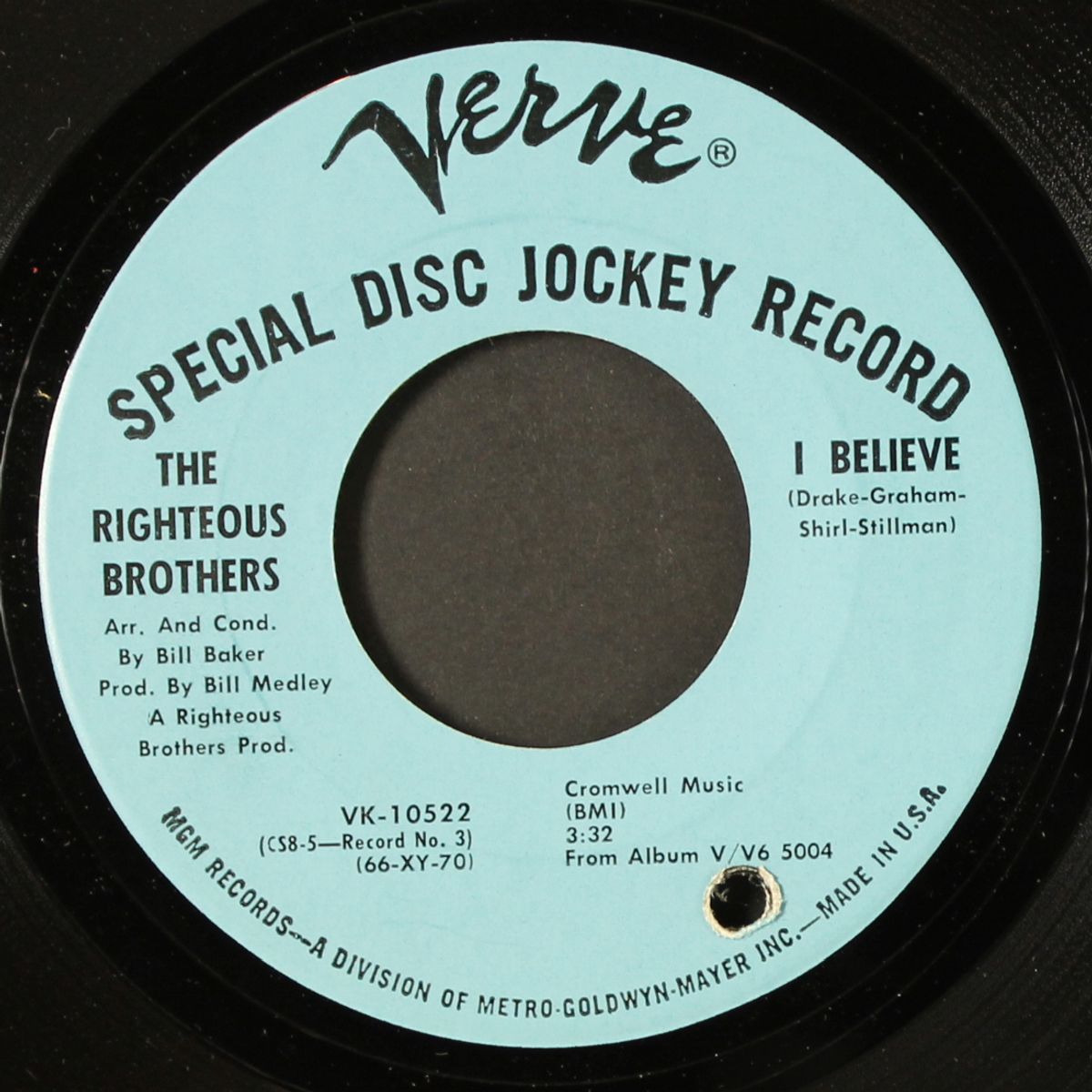 melancholy music man / i believe by RIGHTEOUS BROTHERS