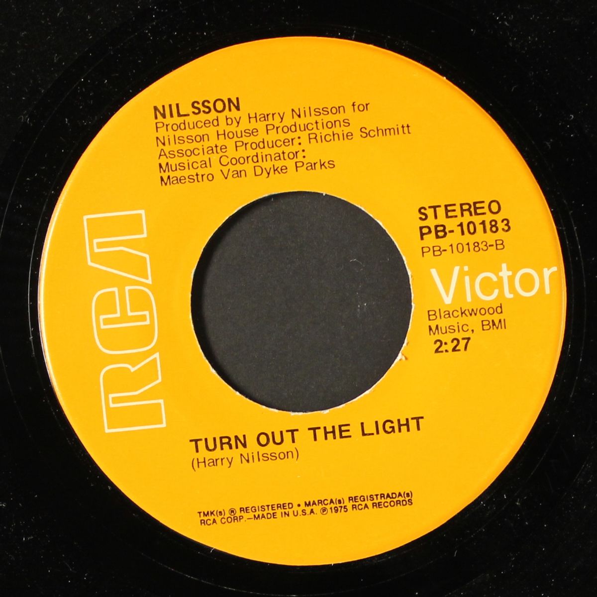 kojak columbo / turn out the light by NILSSON