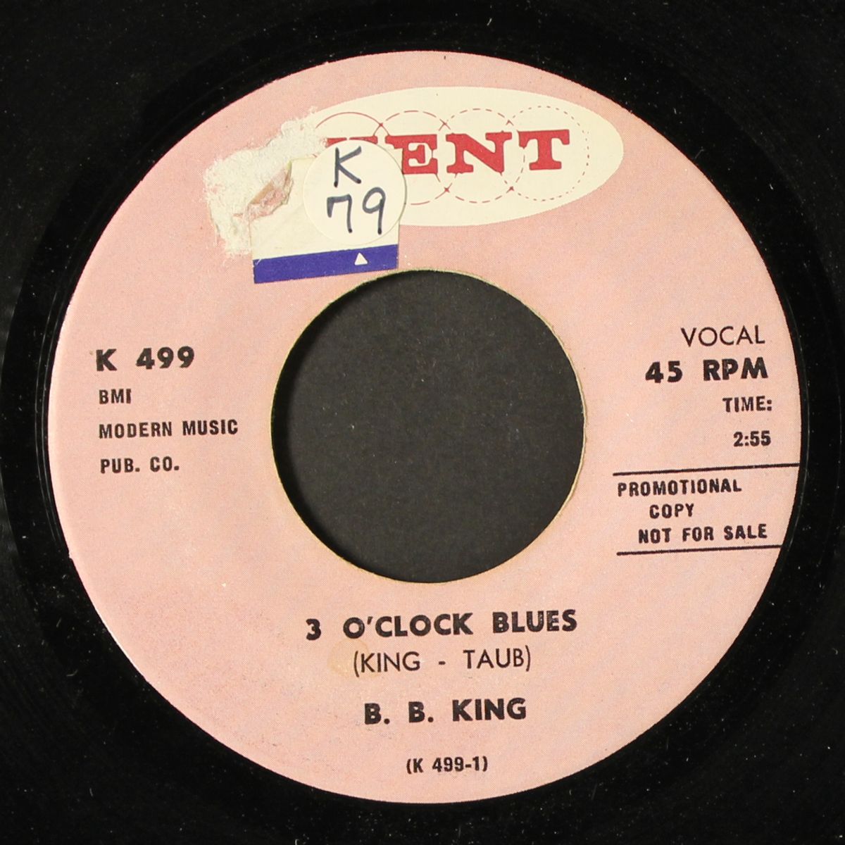 3 o'clock blues / slow burn by B.B. KING