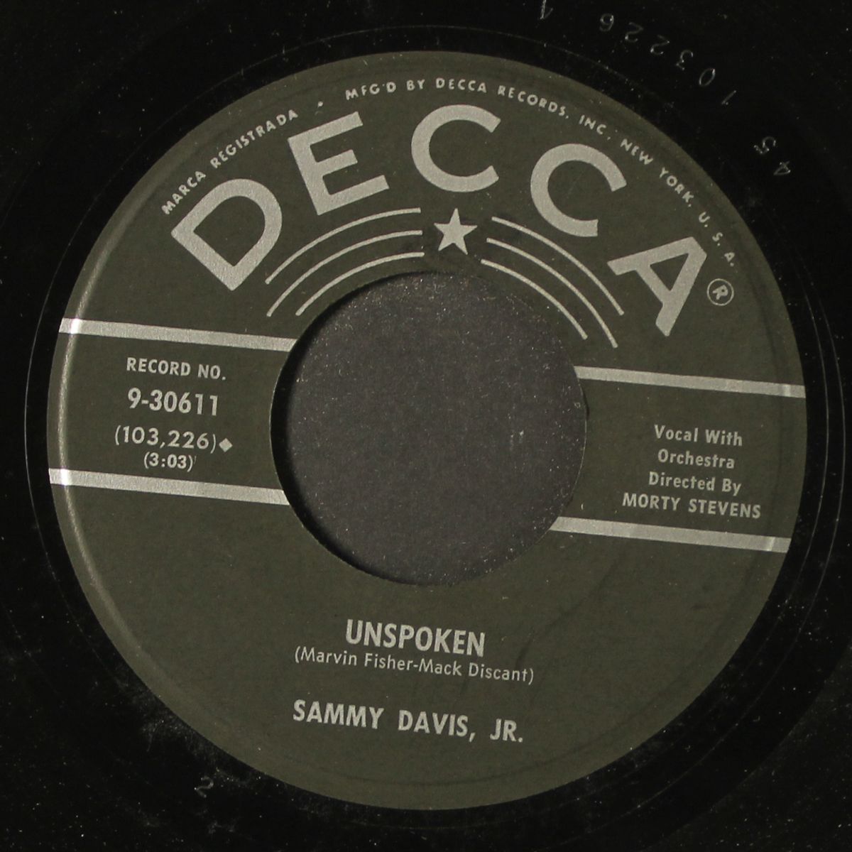 no fool like an old fool / unspoken by SAMMY DAVIS, JR.