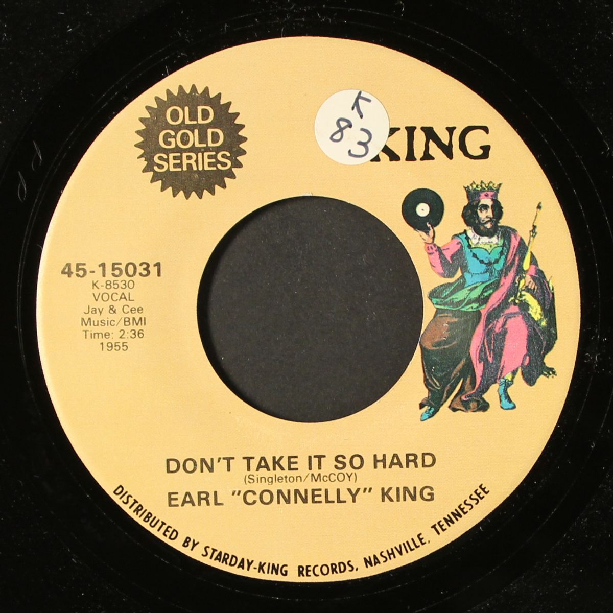 big blue diamonds / don't take it so hard by EARL 'CONNELLY' KING