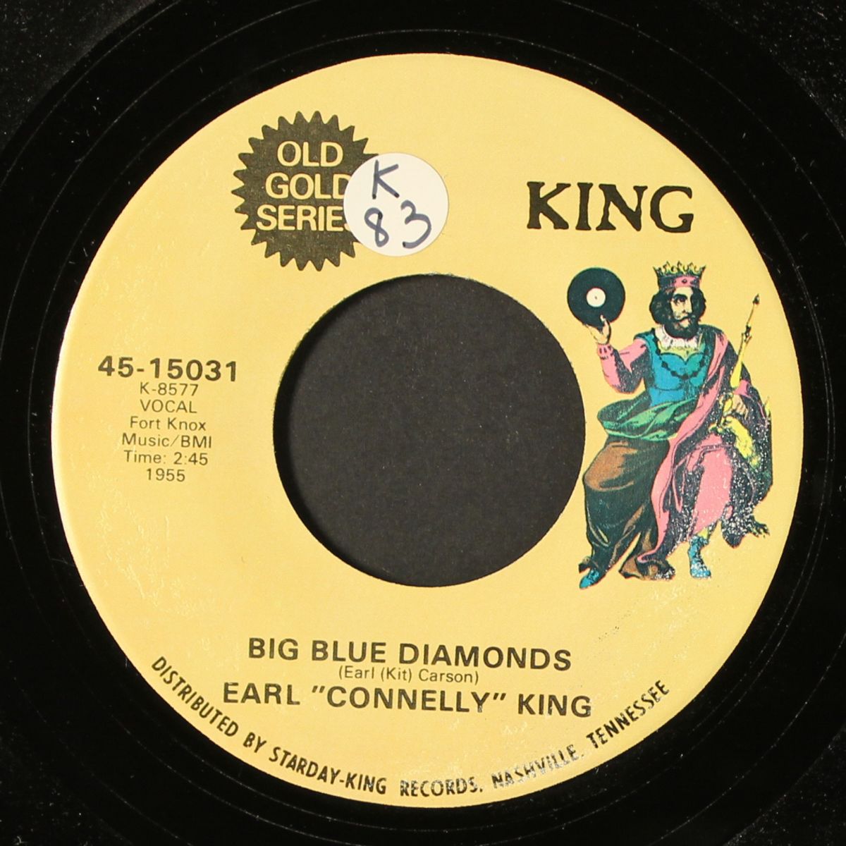 big blue diamonds / don't take it so hard by EARL 'CONNELLY' KING