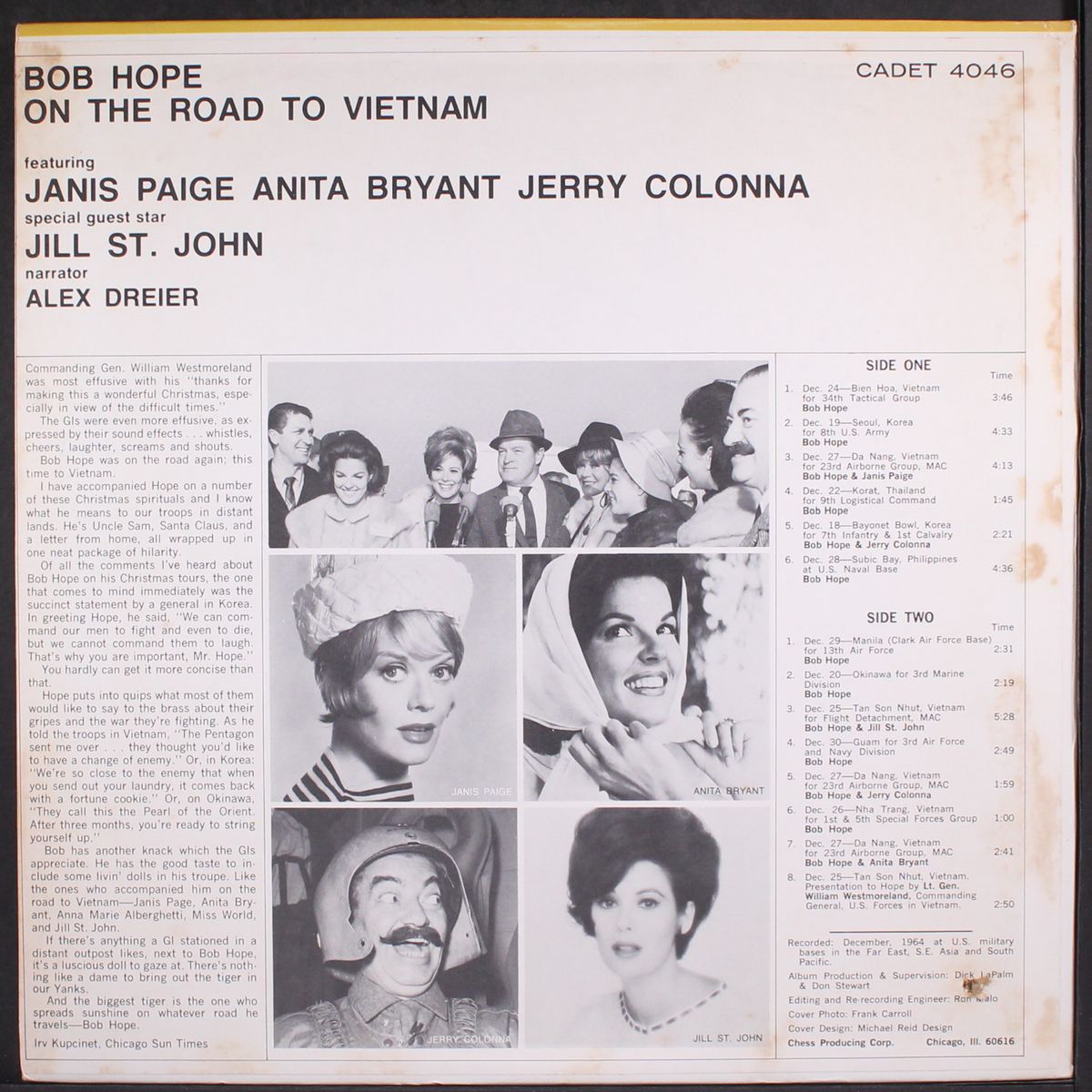 on the road to vietnam by BOB HOPE