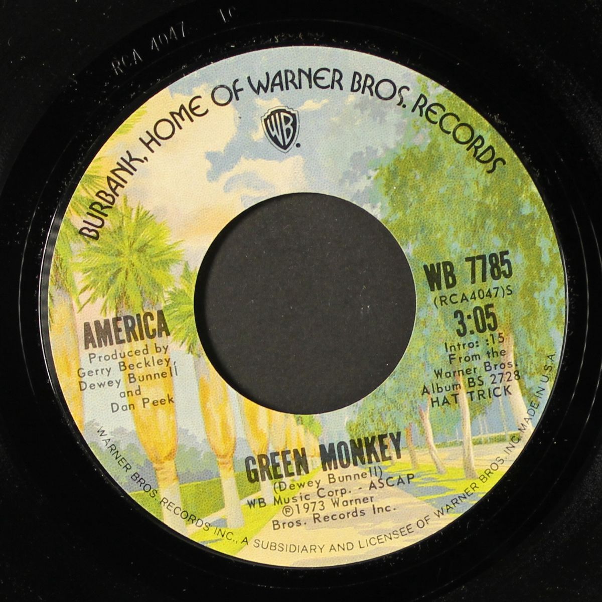 she's gonna let you down / green monkey by AMERICA