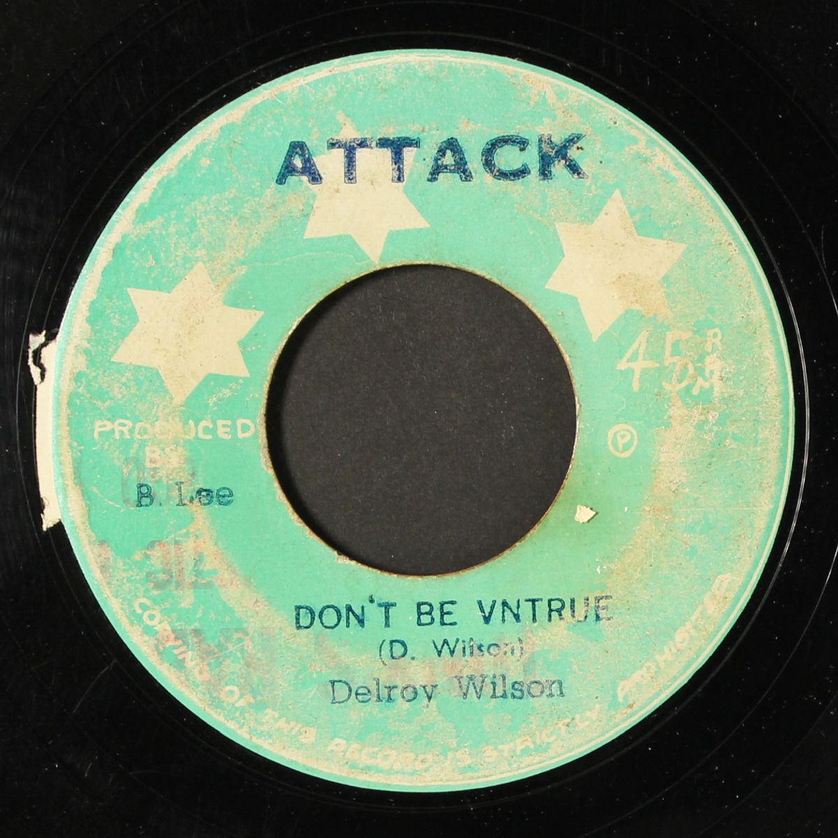 mash up iliteracy / don't b untrue by DELROY WILSON