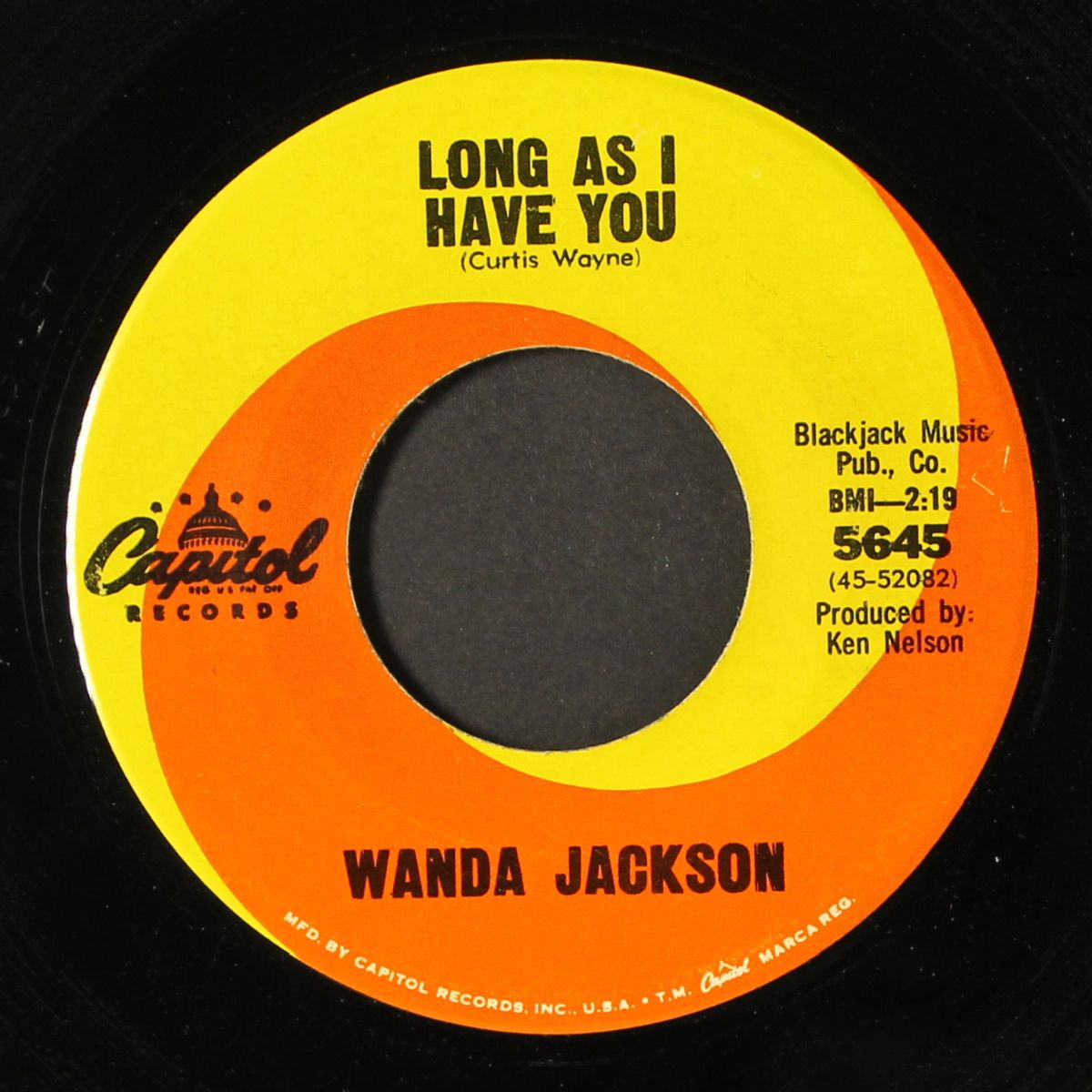 because it's you / long as i have you by WANDA JACKSON