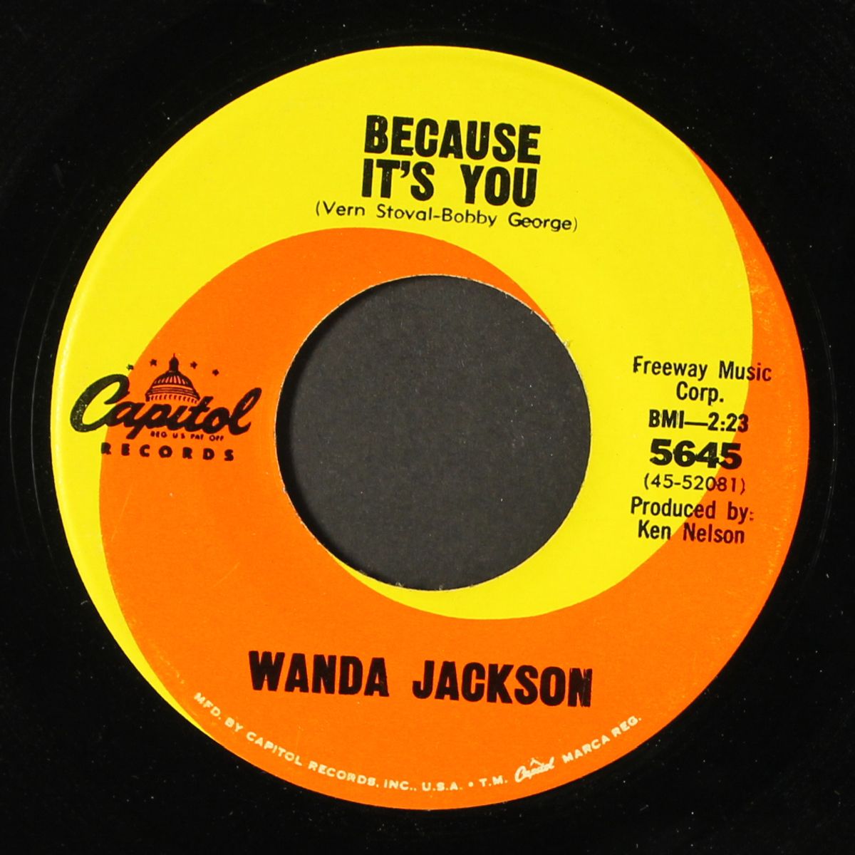 because it's you / long as i have you by WANDA JACKSON