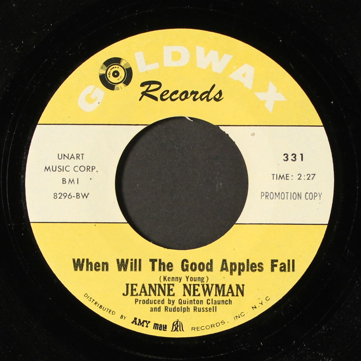 he called me baby / when will the good apples fall by JEANNE NEWMAN